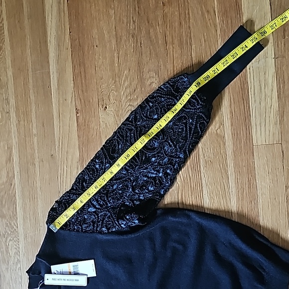 Nanette Lepore Long Sleeve Black Sweater Women's Size Small NWT - Picture 9 of 13